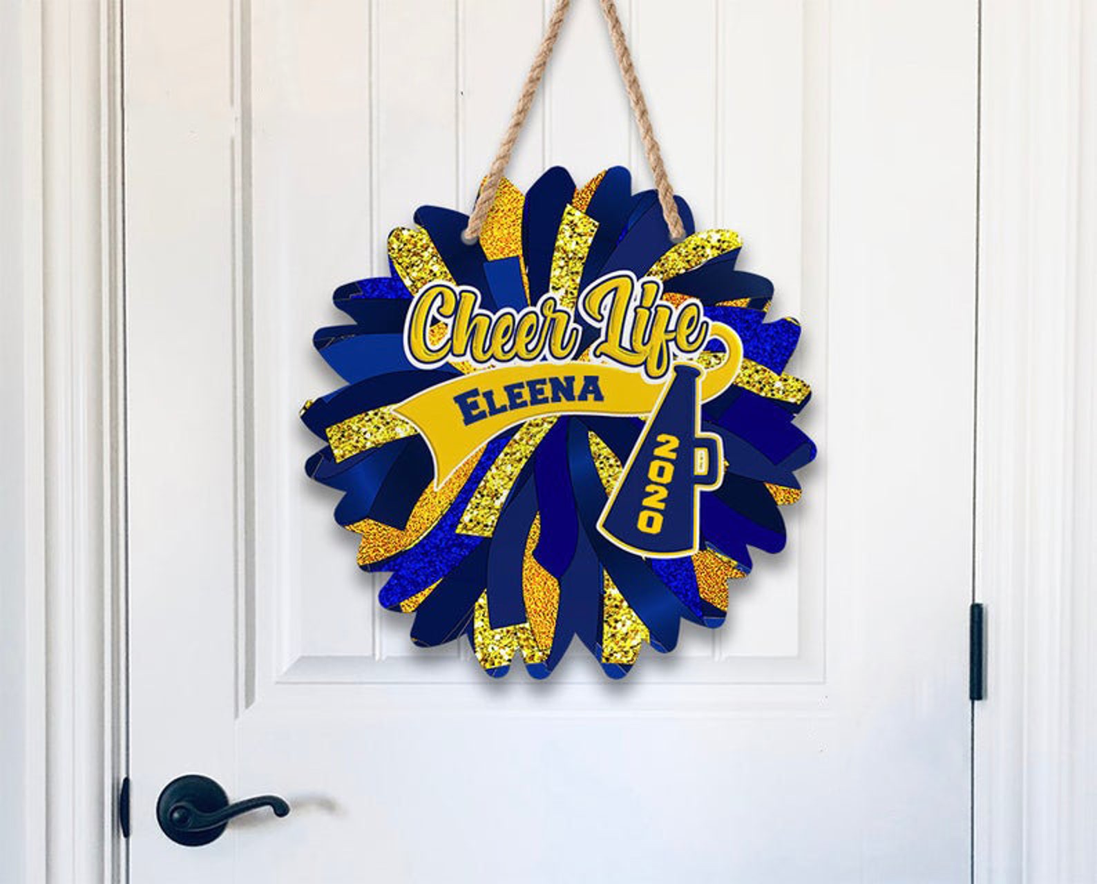 Personalized Cheer Door/Wall Hanger Cheer Door Hanger Etsy