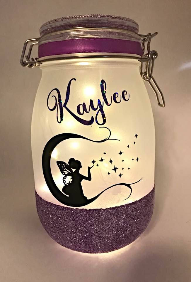 Personalized Mason Jar Light Fairy Light Christmas Gift | Etsy