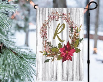 Christmas Garden Flag, Garden Decor, Door Banner, Outdoor Decor, Winter Outdoor Decor, Christmas Decor