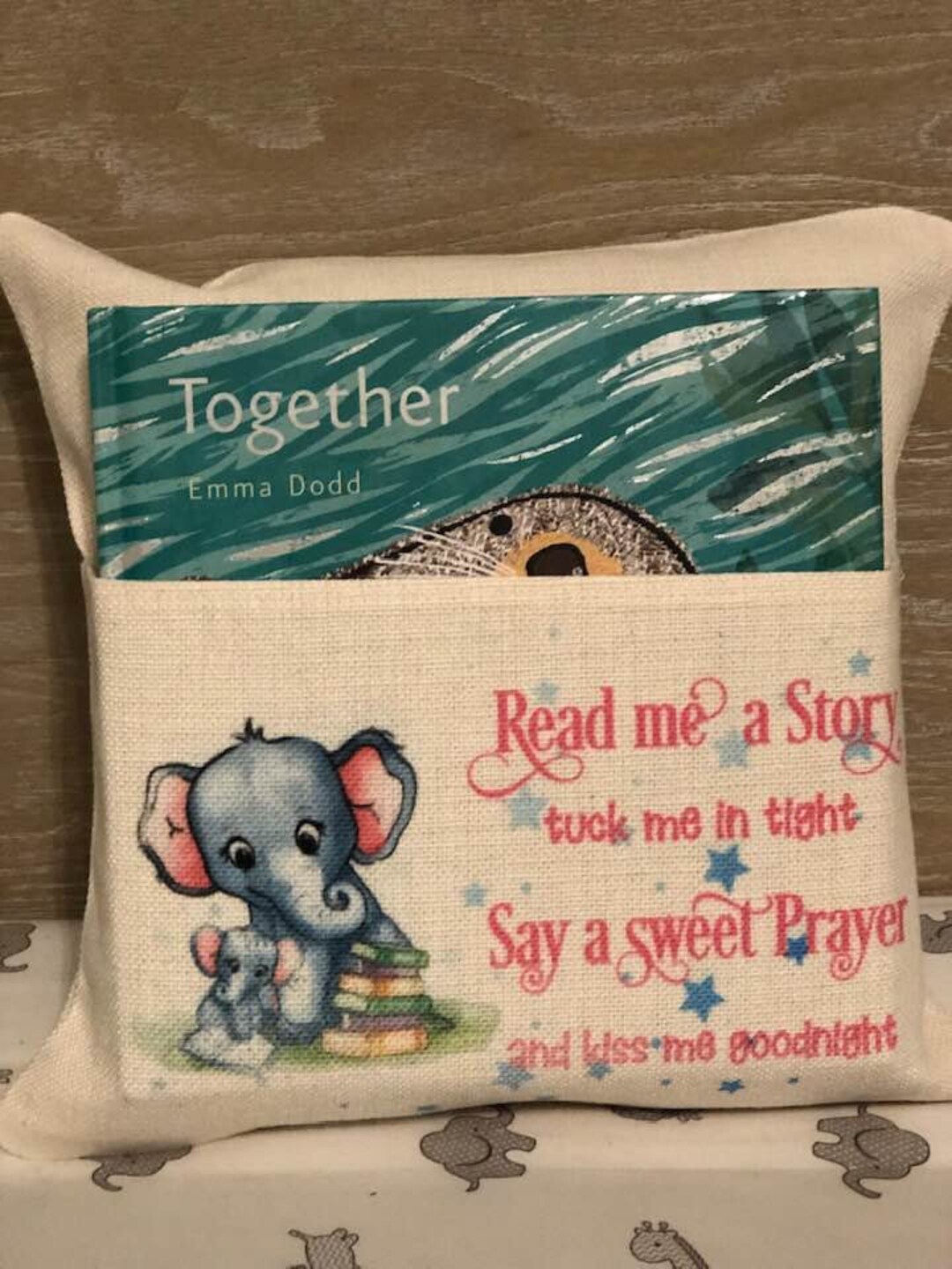 Personalized Reading Book Pillows Kids Pocket Pillow Cover - Etsy