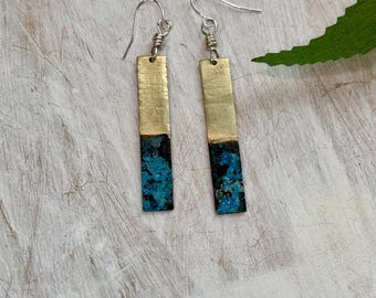 Patina Copper earrings