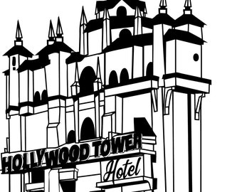 Hollywood Tower of Terror SVG
