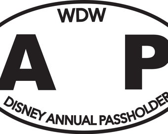 WDW Anual Passholder SVG