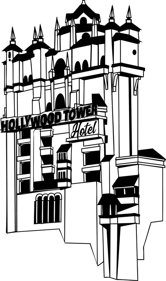 Hollywood Tower of Terror SVG - Etsy Australia