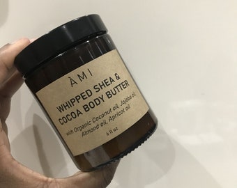 100% Organic Whipped Shea and Cocoa Body Butter