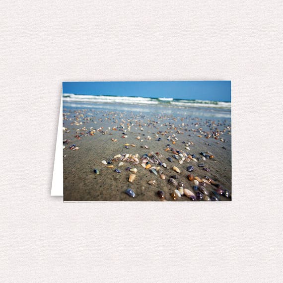 A Day at the Beach Stationery Cards Set of Three 5x7