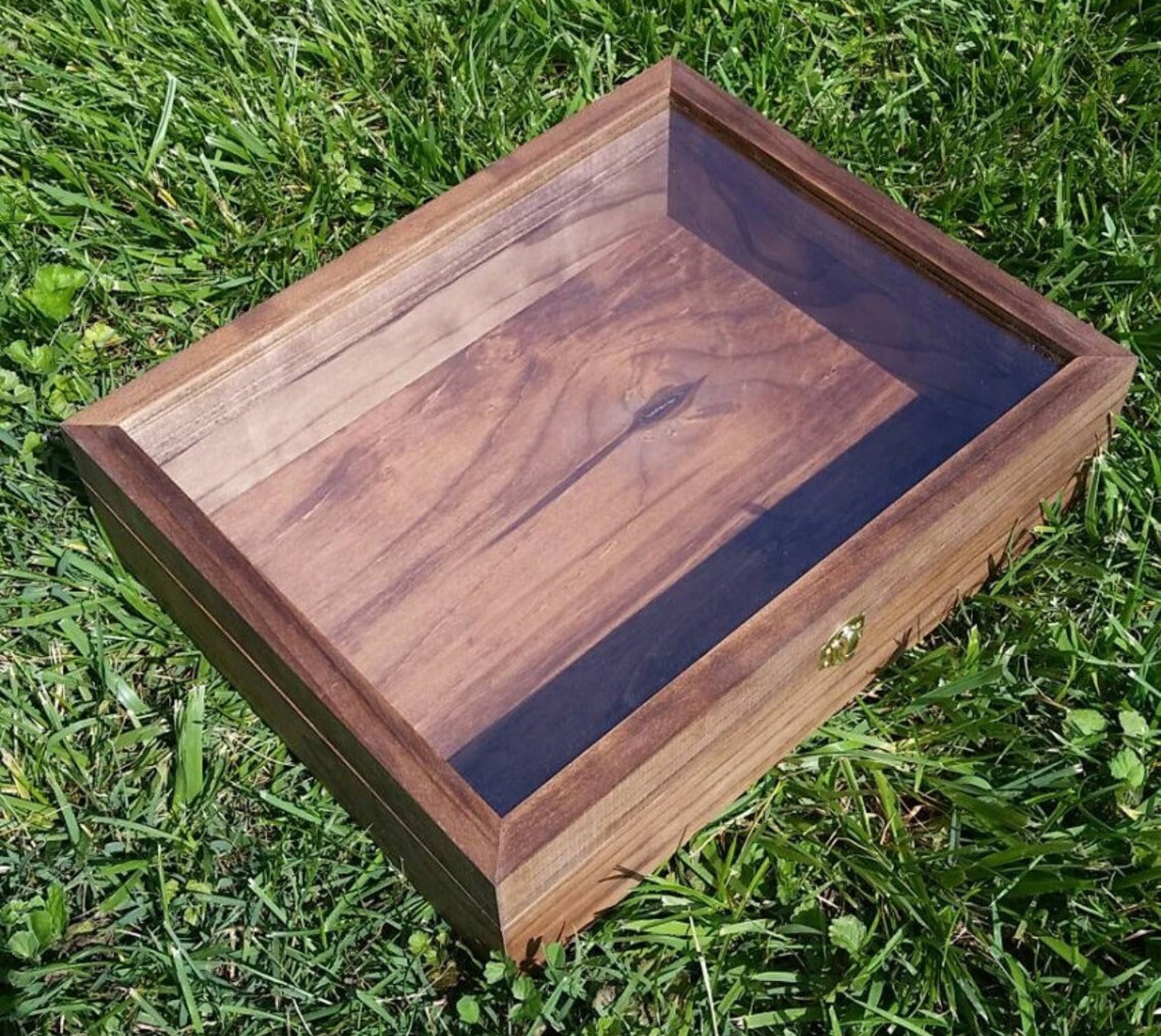 Customizable EXTRA LARGE Size Wooden Shadow Box Display Case Etsy