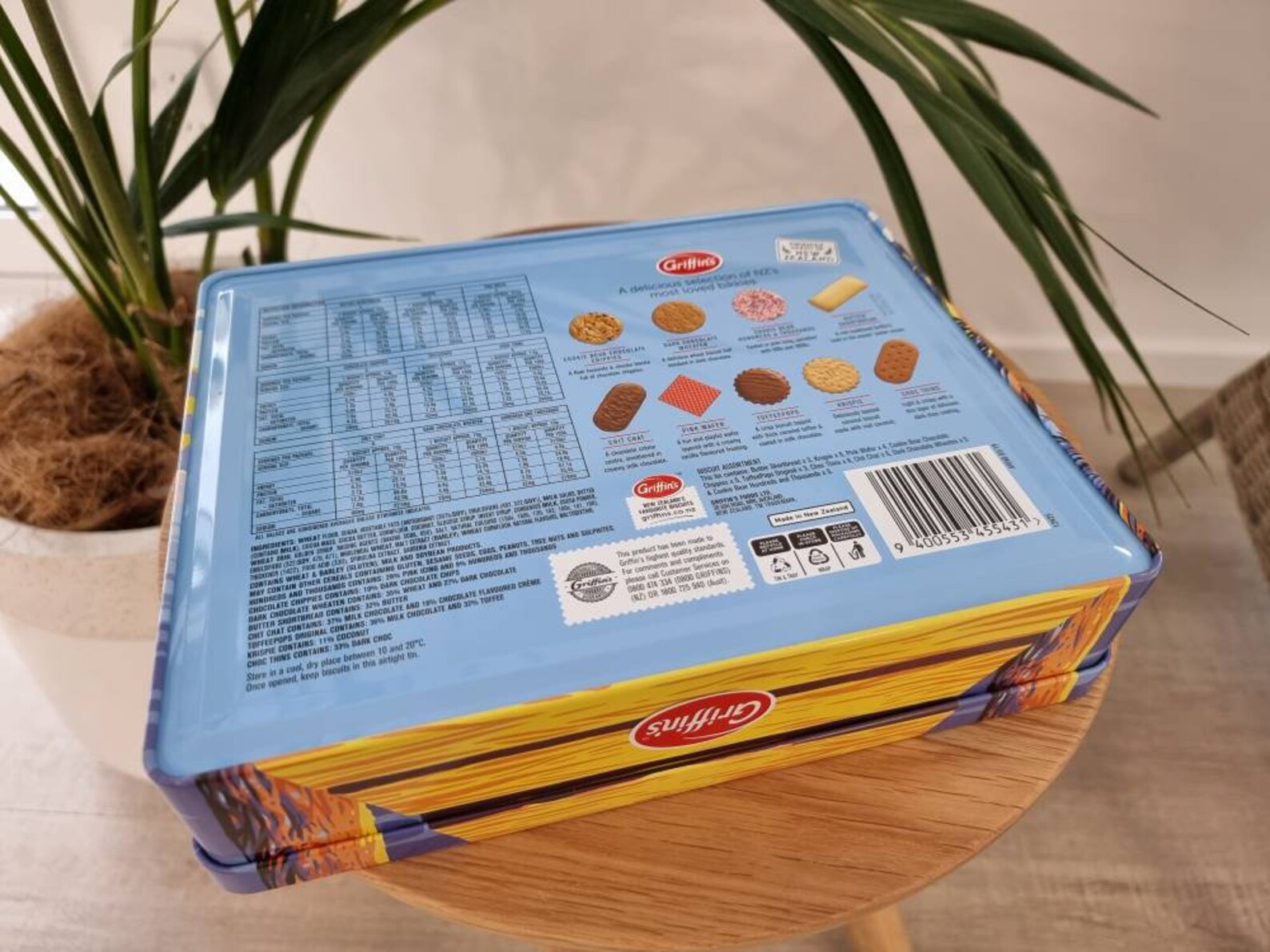 New Zealand Biscuit Tin. Cookie Tin. Kiwiana Tin. Collectable Etsy