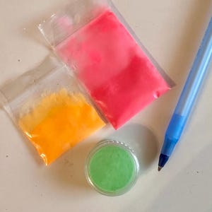 Neon Luminous glow powder super bright fluorescent powder pigment noctilucent powder glow in dark image 12