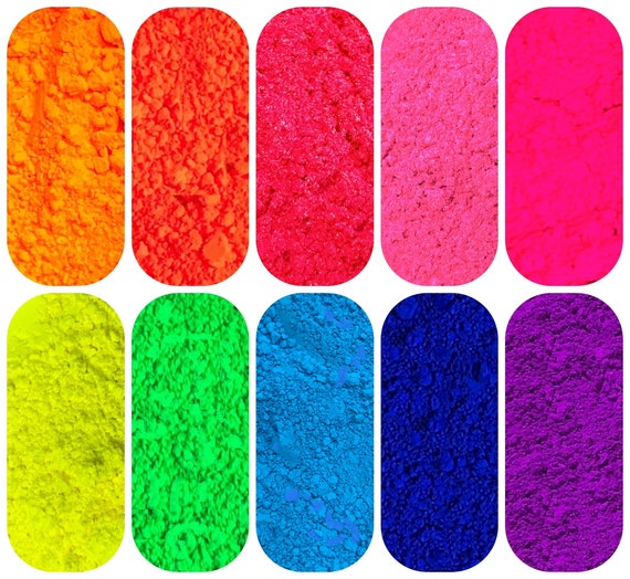 Bright Neon Glow Powder Luminous Powder Phosphor Pigment - China Glowing  Powder, Glow in The Dark Pigments