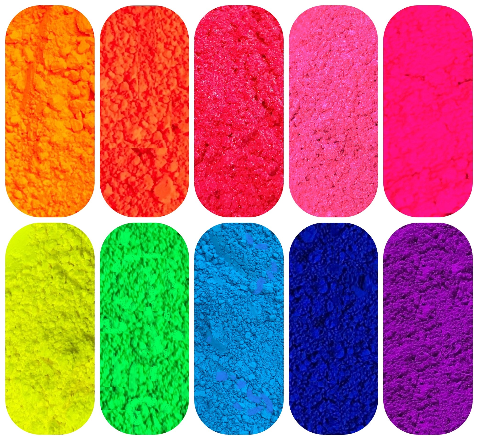 Matte Neon Powder Fluorescence Pigment Phosphor Powder Fluorescent No ...