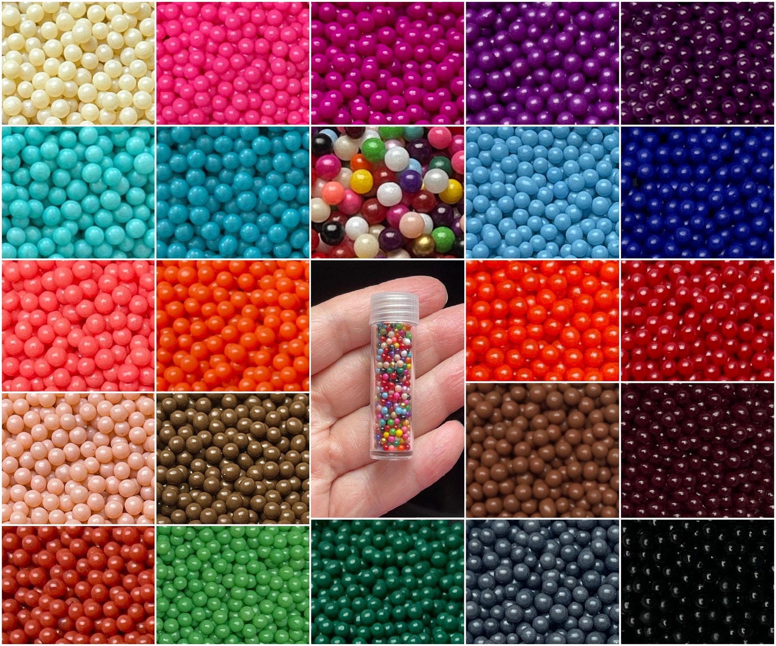 Glass Micro Beads No Hole 1.5 Mm2 Mm Fairy Beads Nail Art Etsy