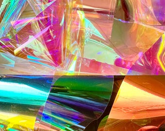 Magic fantasy Cellophane film candy Glass Paper Foils Nail Art, resin art