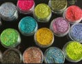 Super Holographic Titanium Metal ultra fine Glitter For Nail Art Powder Nail Shinning Cosmetic Glitter product logo