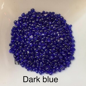 Irregular no hole beads Chameleon Stone nail beads 3D Nail Rhinestone Small Nail Art Decorations, holo beads Dark blue
