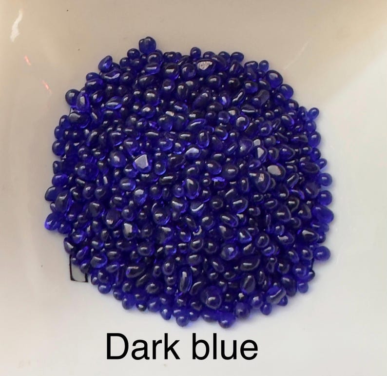Irregular no hole beads Chameleon Stone nail beads 3D Nail Rhinestone Small Nail Art Decorations, holo beads Dark blue