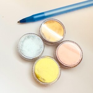 Chrompigment, Aluminium, glänzendes Metallic-Marmorpulver, Nagelkunstpigment, Harzmarmorfarbe, Polymerknete, Farbe Bild 11
