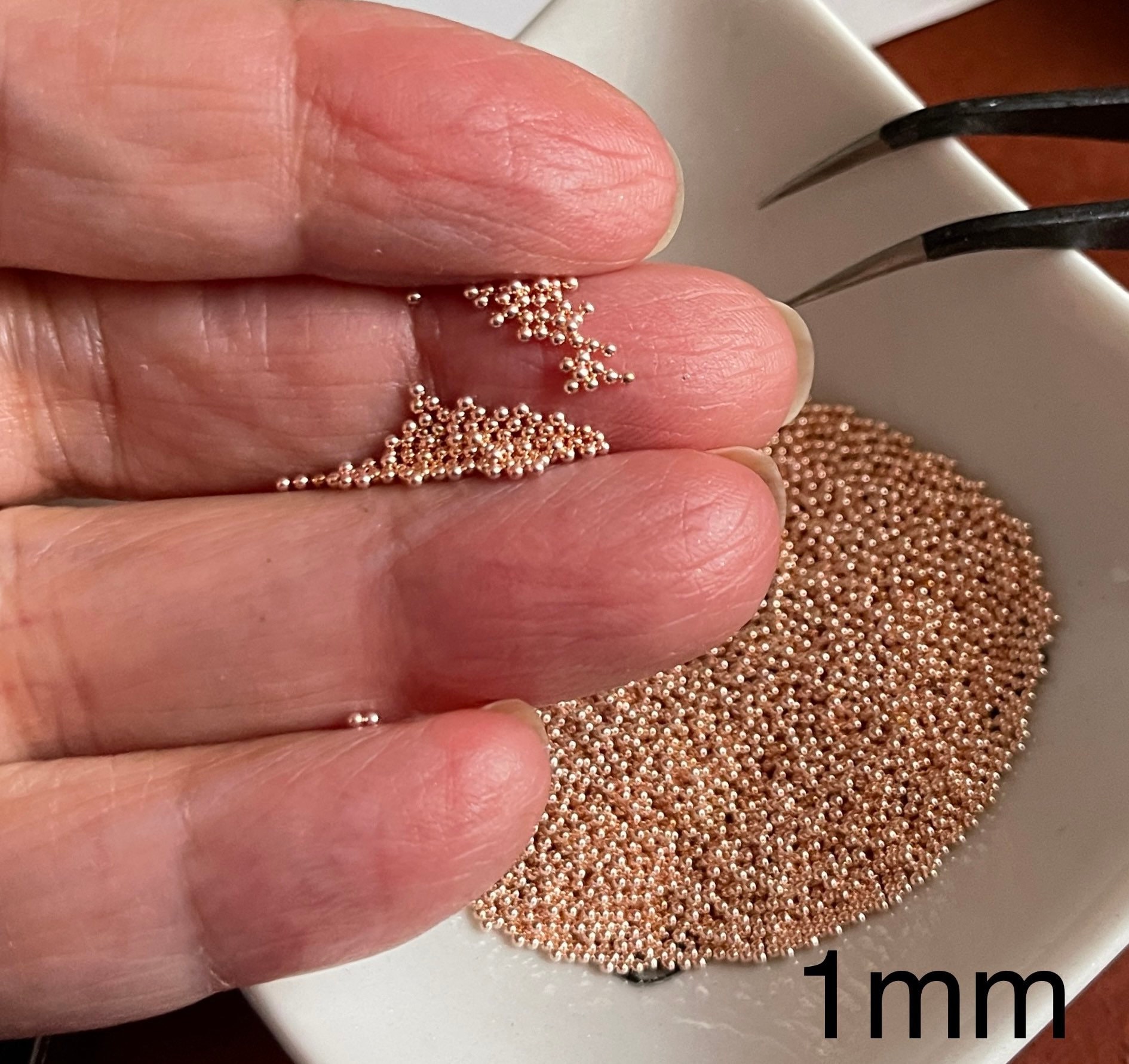 2 Boxen 3D Nagelperlen – Mini-Stahlkugeln In Silber & Gold, Für Nail Art, DIY-Dekoration & Basteln