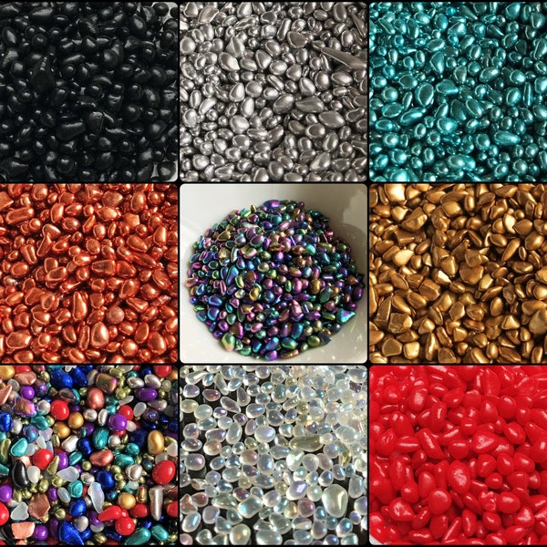 Irregular no hole beads Chameleon Stone nail beads 3D Nail Rhinestone Small Nail Art Decorations, holo beads