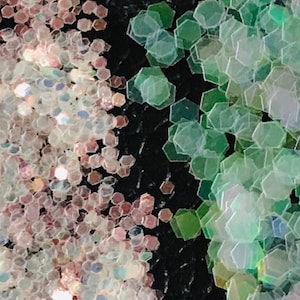 Iridescent Hexagon Glitter , Fish Scale Mermaid Hexagon, Chunky Nail Glitter Sequins