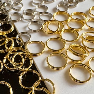 Double Loop Split Open Jump Rings jewelry finding