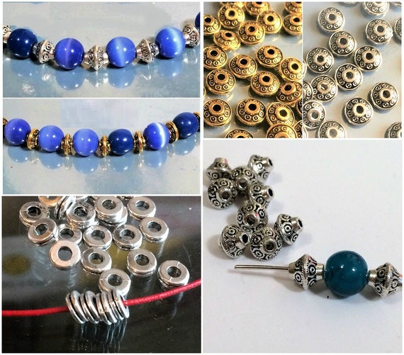 8mm 10pcs Cloisonne Enamel Round Spacer Loose Bead Jewelry Finding 6mm