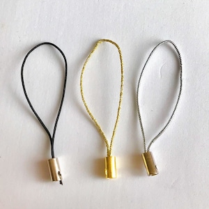 10 pcs Or/argent Plaqué Téléphone cellulaire Lanyard Cord Dangle Straps boîtier mobile Cell Lanyard Lariat Strap Cords Eyelets Foré