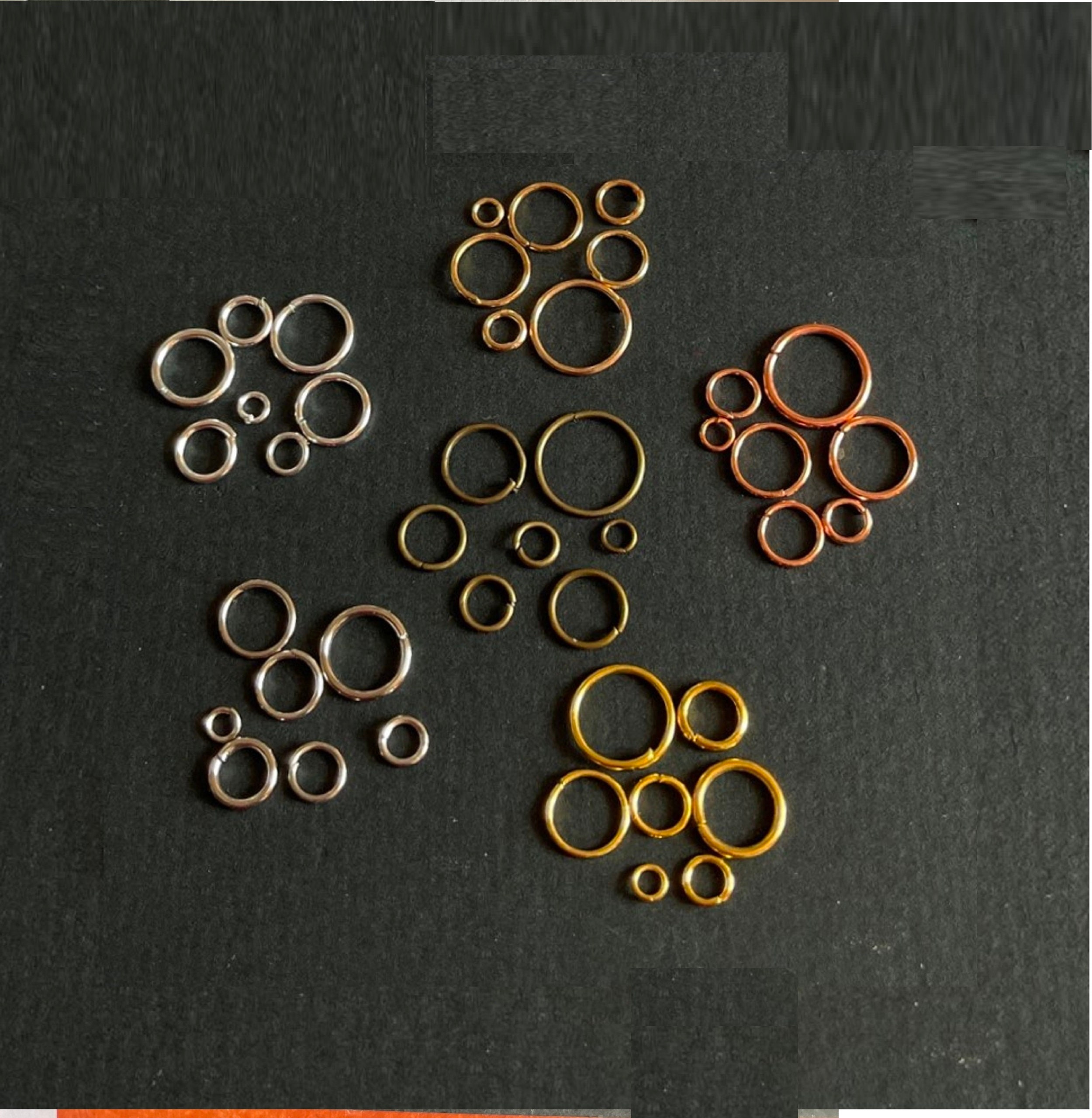 KC-0,80x2,15 - Open jump rings, sterling silver 925 - SILVEXCRAFT