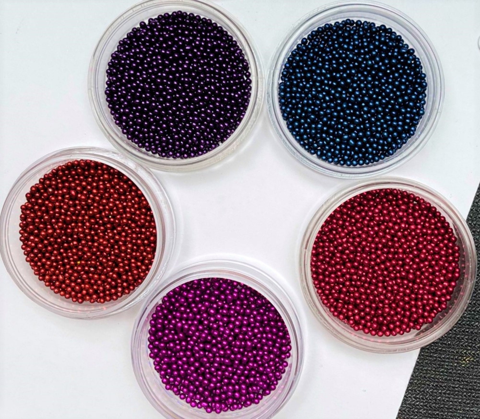 Metallic Glass Micro Beads No Hole 1.5mm2mm Beads Nail Art Etsy