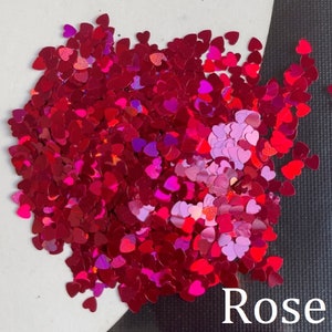 Coeur ultra-mince holographique 3mm coeur Paillettes Laser Paillettes ongles Paillettes