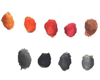 Natürliches veganes Glimmerpulver in goldbraunen, weißen und irisierenden Farben. Hochwertiges Mehrzweck-Pigment für Kunsthandwerk, Kosmetik und Seife.