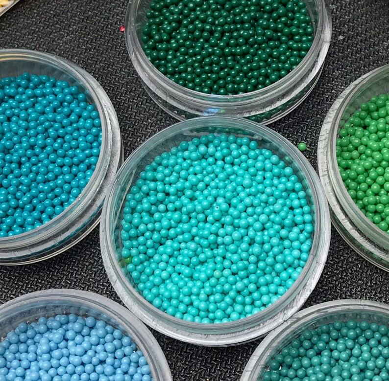 Glass Micro Beads No Hole 1.5 mm2 mm fairy beads Nail Art Etsy