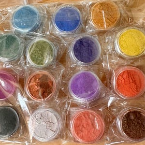 Nature made Mineral Mica powder Soap makeup lip gloss Eye shadow Soap Powder Skin Care nail resin coloring paint making slime aroma bead