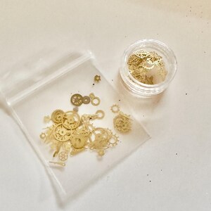 3D Metal nail charm Gear Stud Steampunk seashell Christmas mix stud hollow geometric frame metal nail art studs afbeelding 12