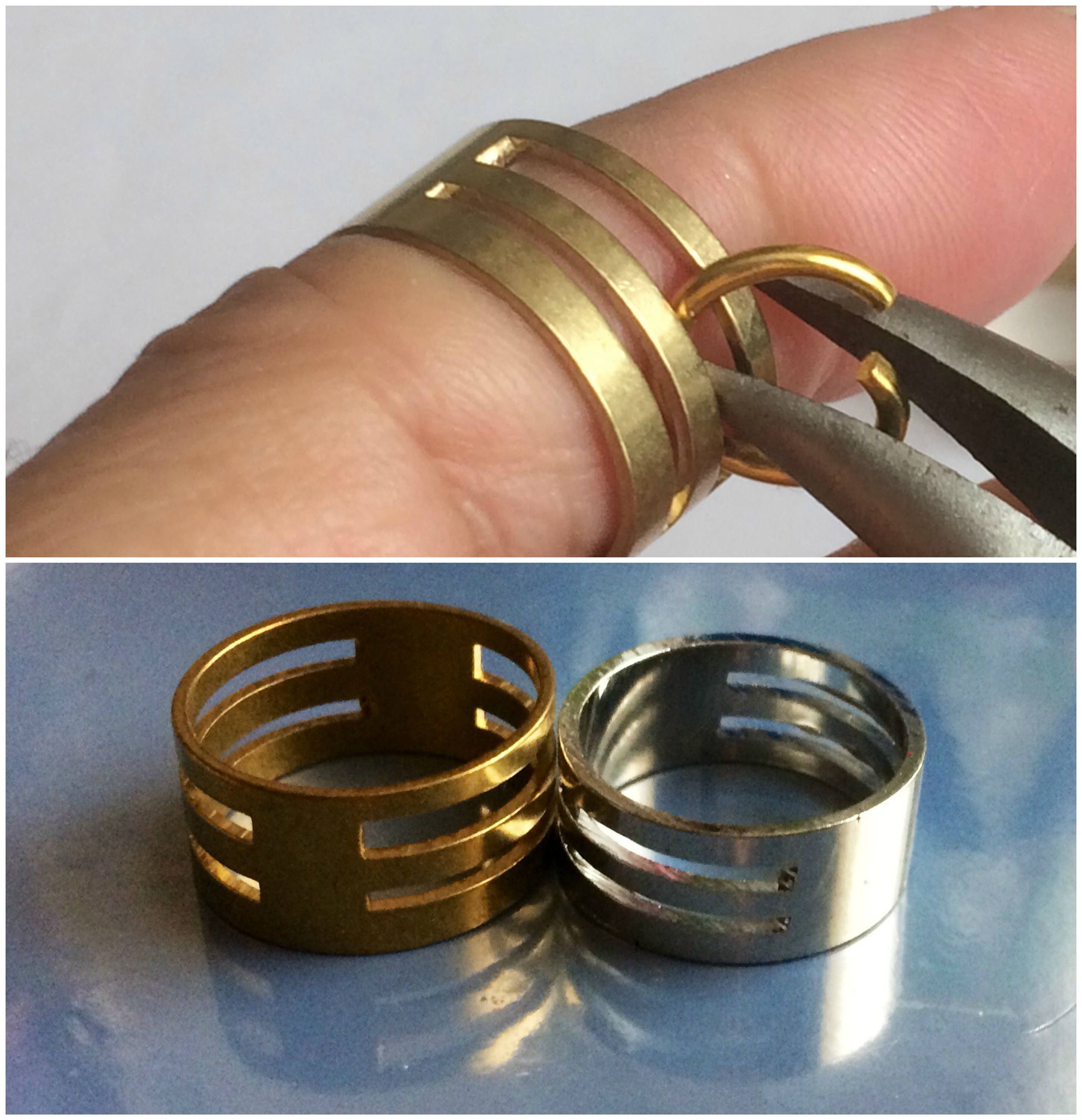 Brass rings for jewelry best sale making