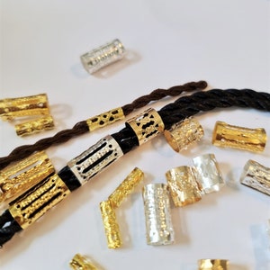 Hårfläta dread dreadlock pärlor justerbar manschettklämma hårstyling gör-det-själv