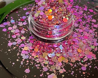 Chunky Hexagon Chameleon Color Shift Nail Glitter Nail Art Resin Art