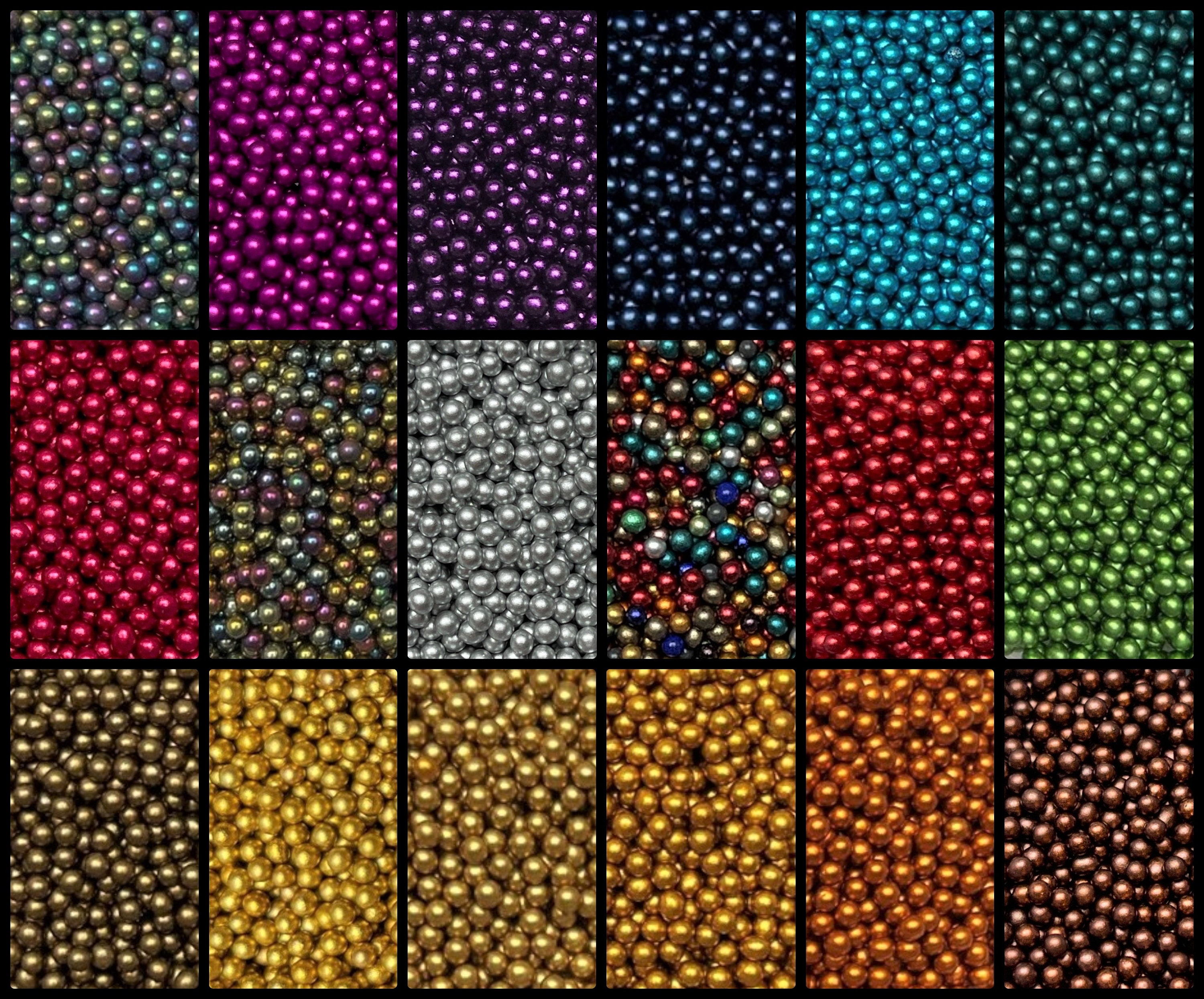 Metallic Glass Micro Beads No Hole 1.5mm2mm Beads Nail Art Etsy