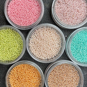 Perle de verre fée sirène micro perles sans trou, nail art, perles d'art en résine, miniature, faux aliments pour maisons de poupées