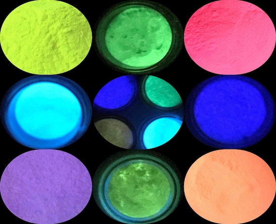 Neon Luminous glow powder super bright fluorescent powder pigment noctilucent powder glow in dark
