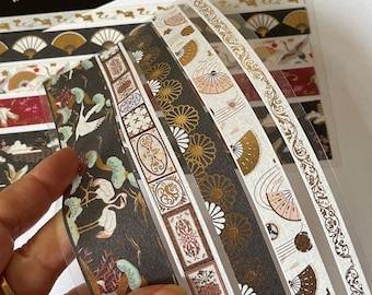 Washi Tape Set Universe Design Masking Tapes Heißprägung dekorative Washi Tapes für Journal