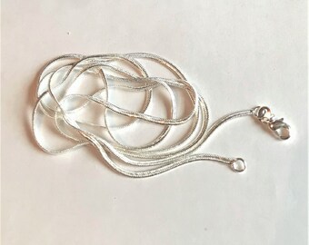 Unisex 925 Sterling Silver Stamped Plated 2 Mm Flat and 1.2