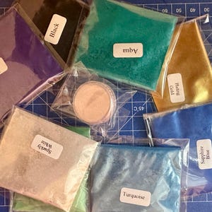 Nature made Mineral Mica powder Soap makeup lip gloss Eye shadow Soap Powder Skin Care nail resin coloring paint making slime aroma bead image 11