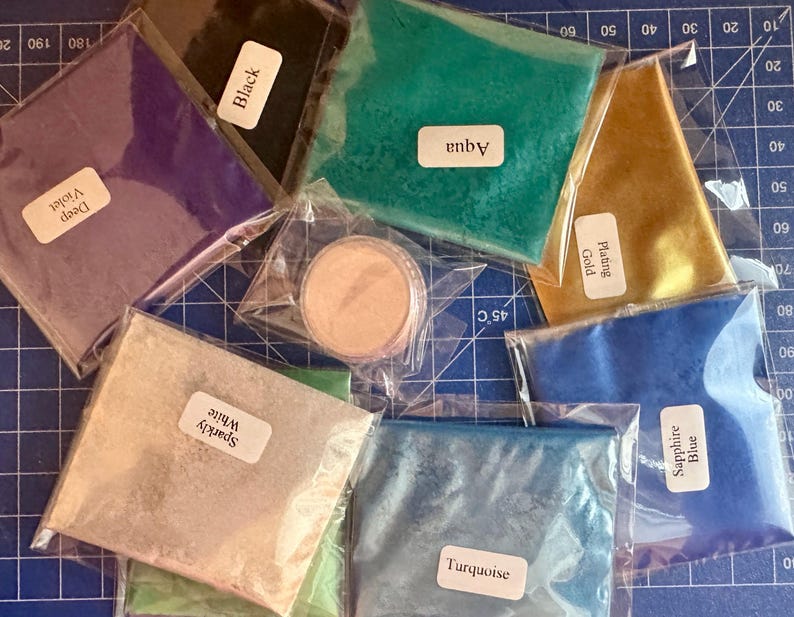 Nature made Mineral Mica powder Soap makeup lip gloss Eye shadow Soap Powder Skin Care nail resin coloring paint making slime aroma bead image 11