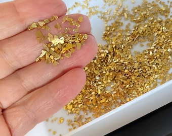 Zerkleinertes Glas, Glitzer, Kunstharz, Nagelkunst, Glaskies, metallische Pailletten, Stein