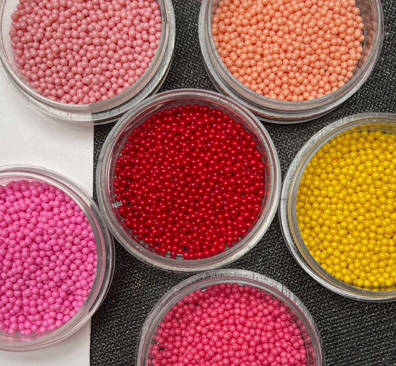 Glass Micro Beads No Hole 1.5 mm2 mm fairy beads Nail Art Etsy