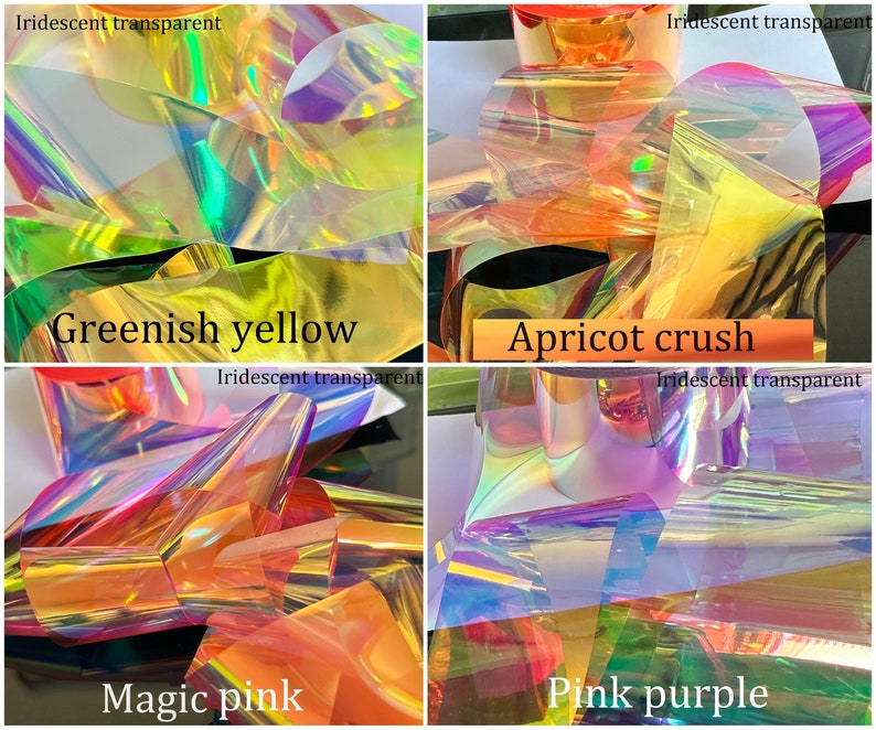 Bonbons de film cellophane fantaisie magique Feuilles de papier de verre Nail Art, art de la résine image 2