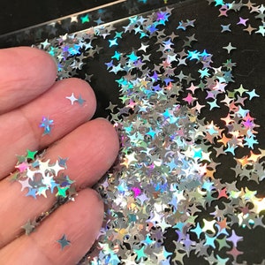 Ultrafino holográfico laser prata estrela flocos de neve formas misturadas unhas glitter lantejoulas para unhas diy arte decoração da arte do corpo