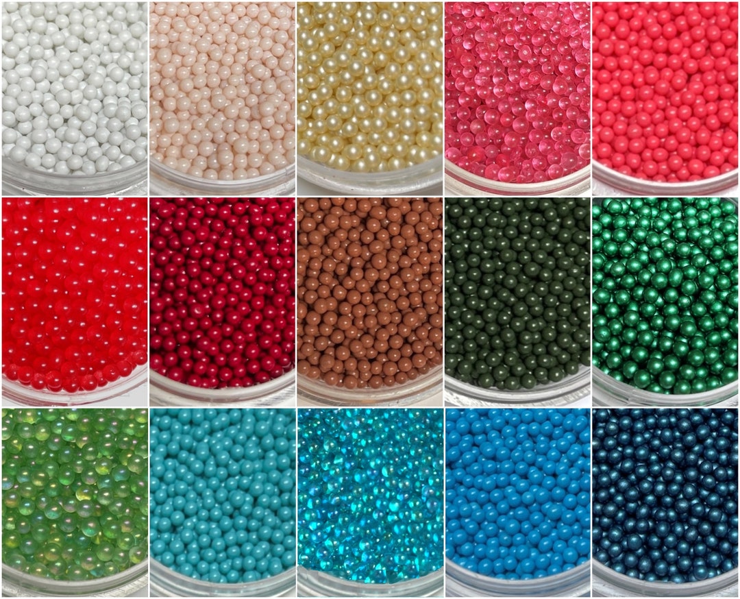 No Hole Glass Micro Beads 2.3mm Beads, Nail Art, Doll Houses, Miniature