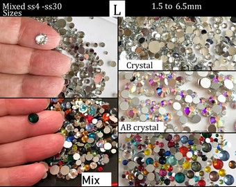 Tamaño de la partición 1680Pcs Arte en Uñas Pedrería Cristales Strass Para Uñas Decoración agradable